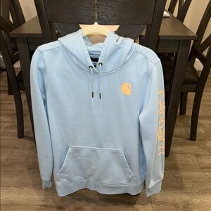 Carhartt Blue Sweater with Iconic Logo